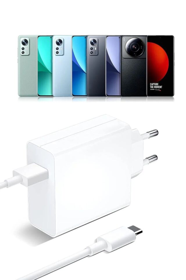 120 Watt Samsung Redmi Huawei Uyumlu Turbo Hızlı Şarj Cihazı Fast Dualcom Şarj Seti