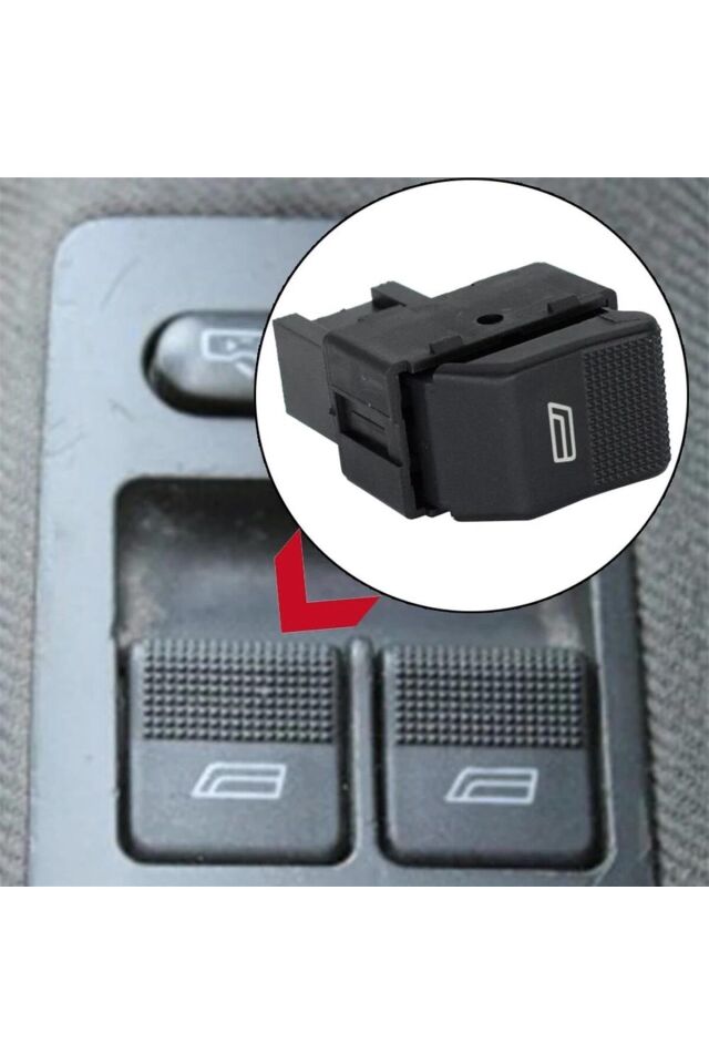 2 Adet Volkswagen Polo Cam Düğmesi Anahtarı Sol Takım 2000--2001