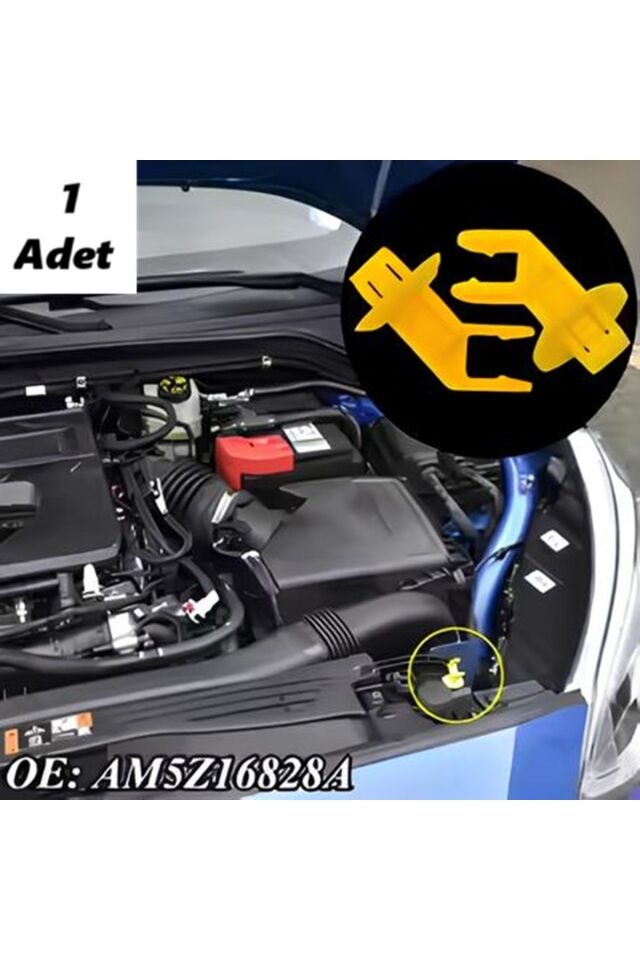 Ford Focus C-max Uyumlu Kaput Demir Tutucu Klipsi 2012- 2018   Am5116828ab