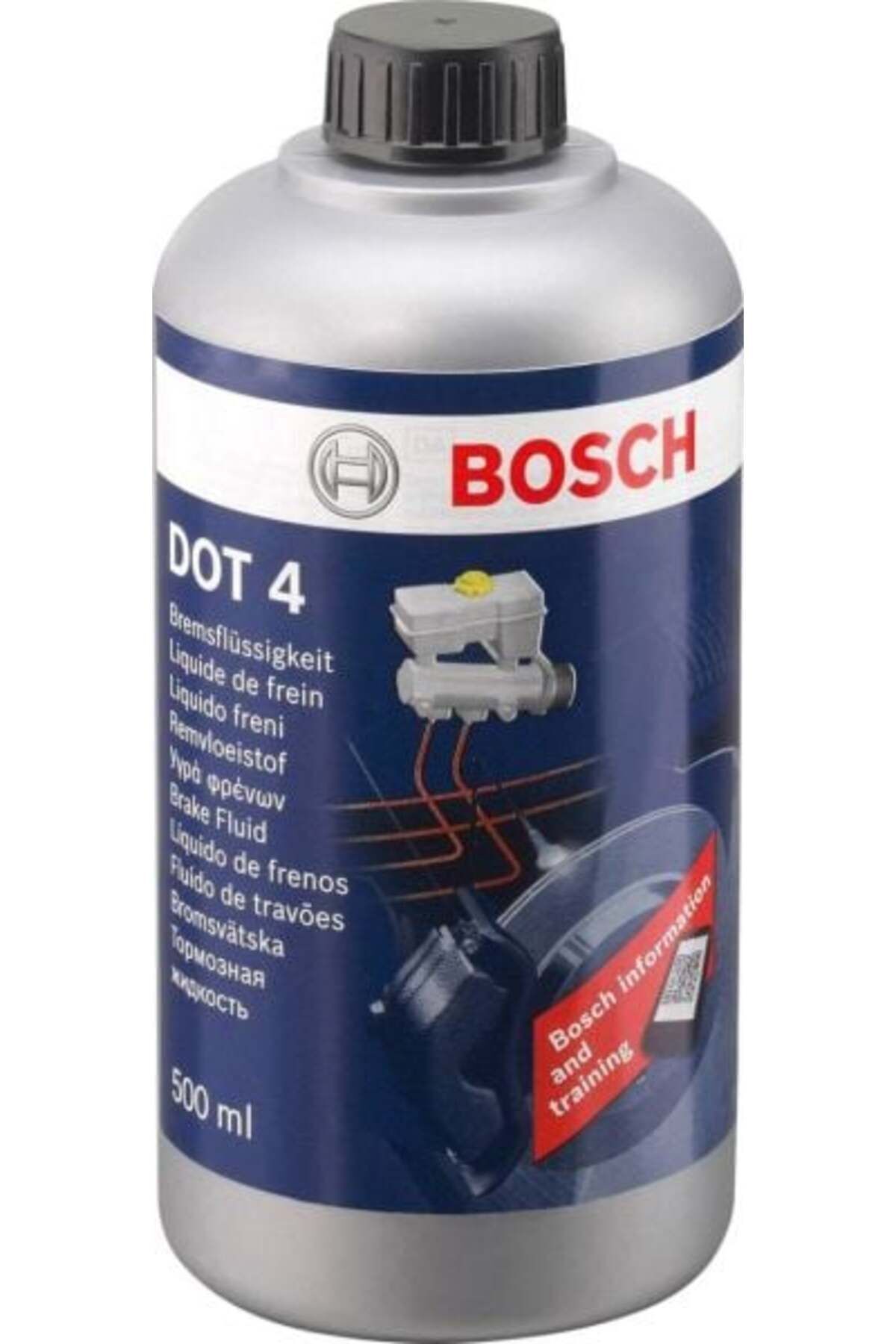 ( 1 ADET ) Bosch 500 ml Fren Hidrolik Yağı DOT4