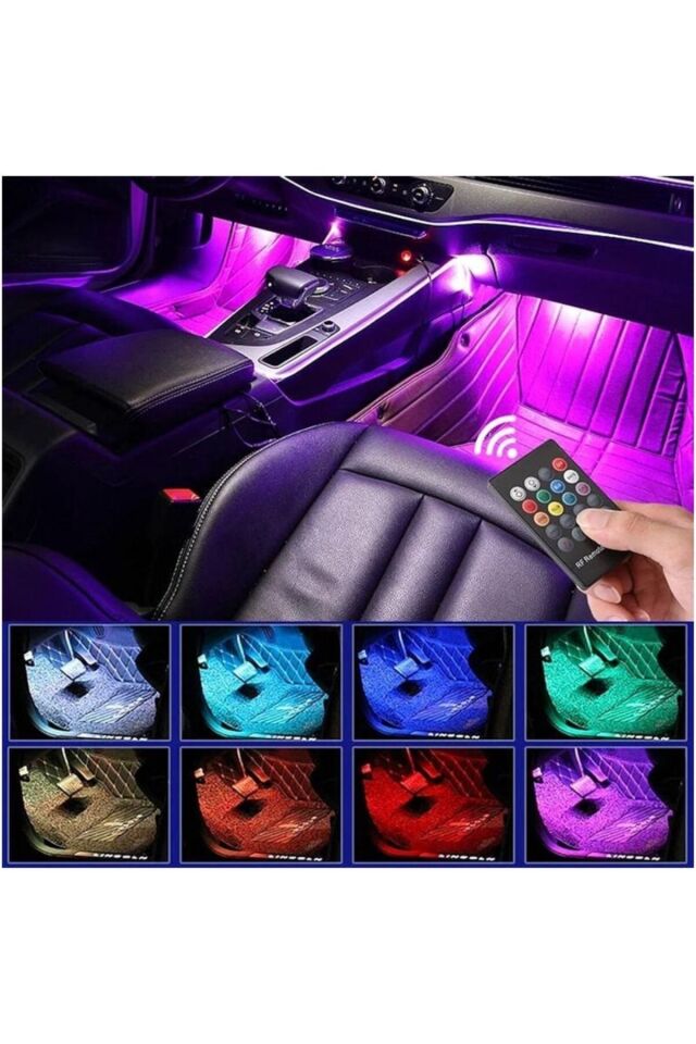 Ayak Altı Led 12 Ledli Lamba Sese Duyarlı Led Müziğe Duyarlı Led ayakaltıled