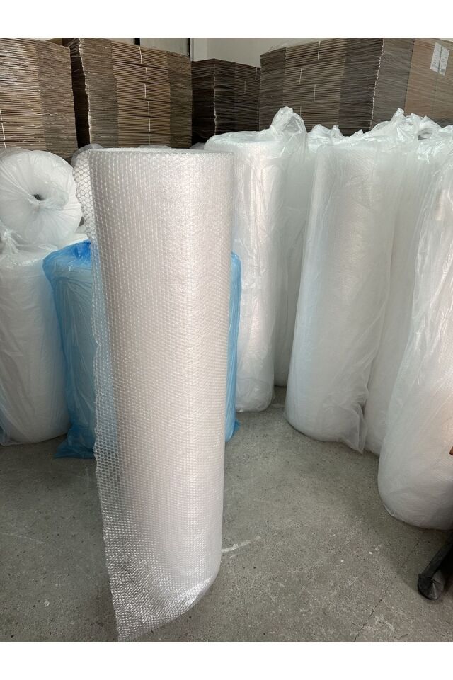 1.kalite Balonlu Naylon Patpat, 150cm X 5 Metre, 50 gram - Eşya Koruma Balonlu Pat Pat