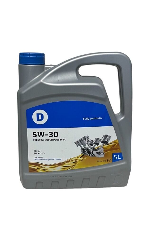 Delphi Prestige Süper Plus 5W-30 Tam Sentetik Motor Yağı 5 Litre