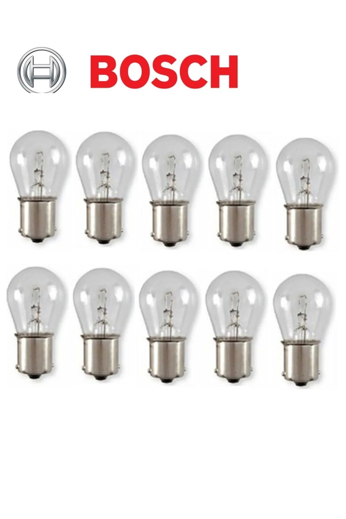 12 Volt 21 Watt Sinyal Stop Ampulu Lambası 93 Tek Duy Ampul Takımı 10 Adet