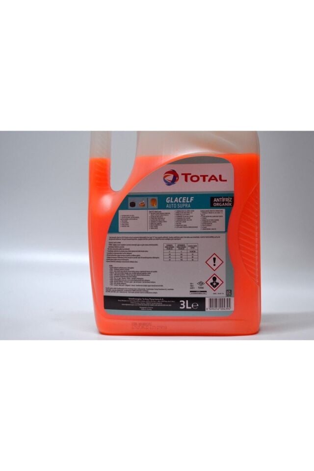 Icon Group - Glacelf Auto Supra Kırmızı Organik Antifriz - 3 Litre