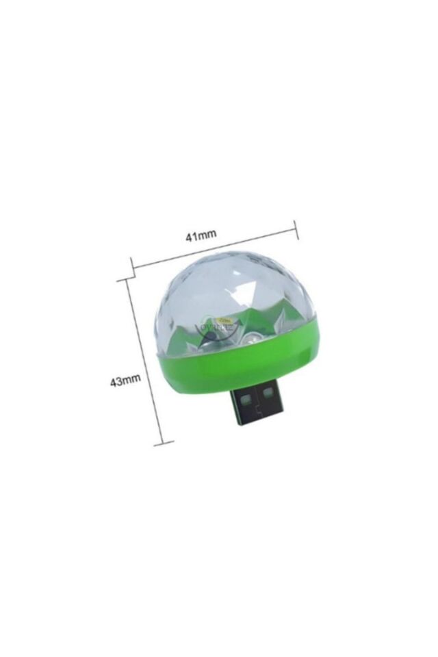 Küçük Sihirli Top 4w Usb Sese Duyarlı Renkli Parti, Disko Işığı Telefon Dönüştürücü Hediye