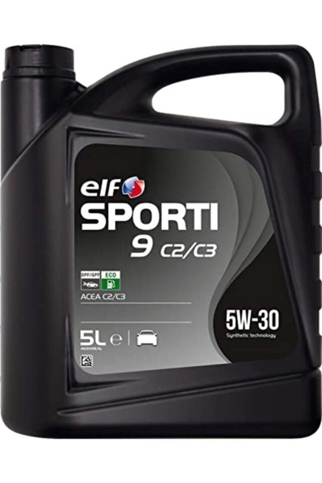 5 Lt Sportı 9 C2/c3 5w-30 Acea -yeni Ürün Yağ Değişim Aralığı 20,000km