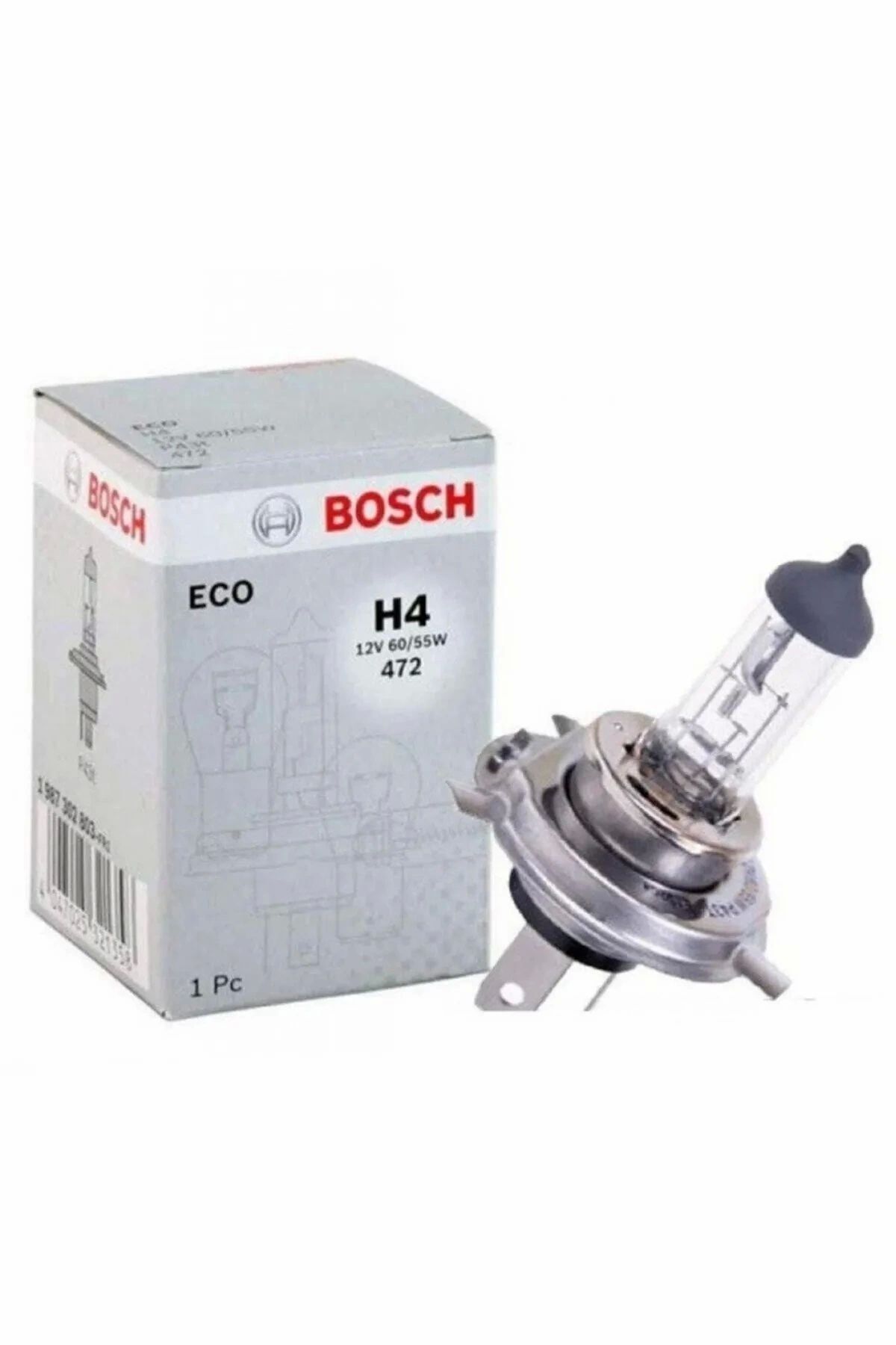 12v Standart H4 Ampul 55/60w Tırnaklı P43t