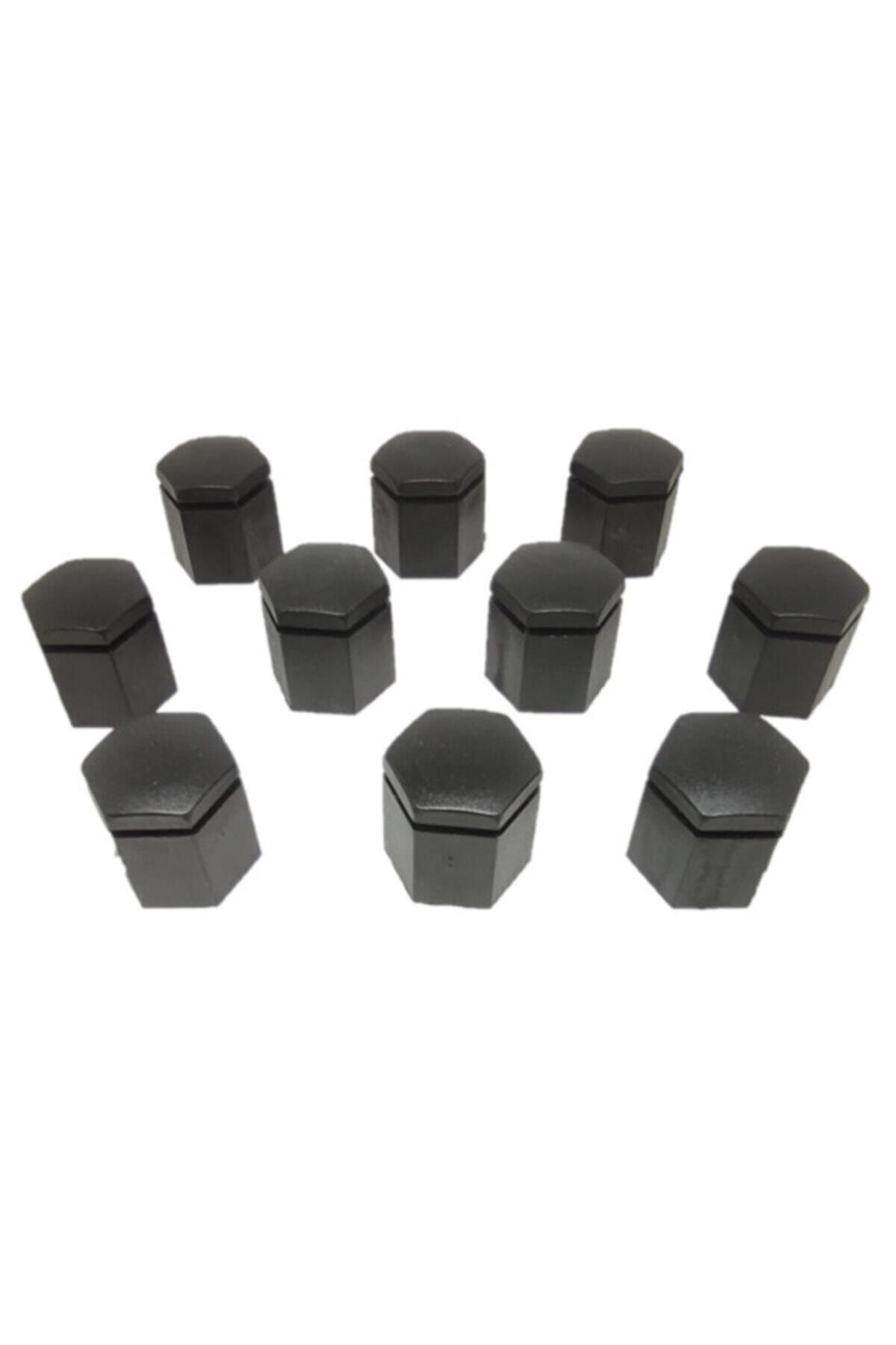 Opel Astra J Uyumlu Bijon Kapağı Siyah 10 Adet 19x24 Mm