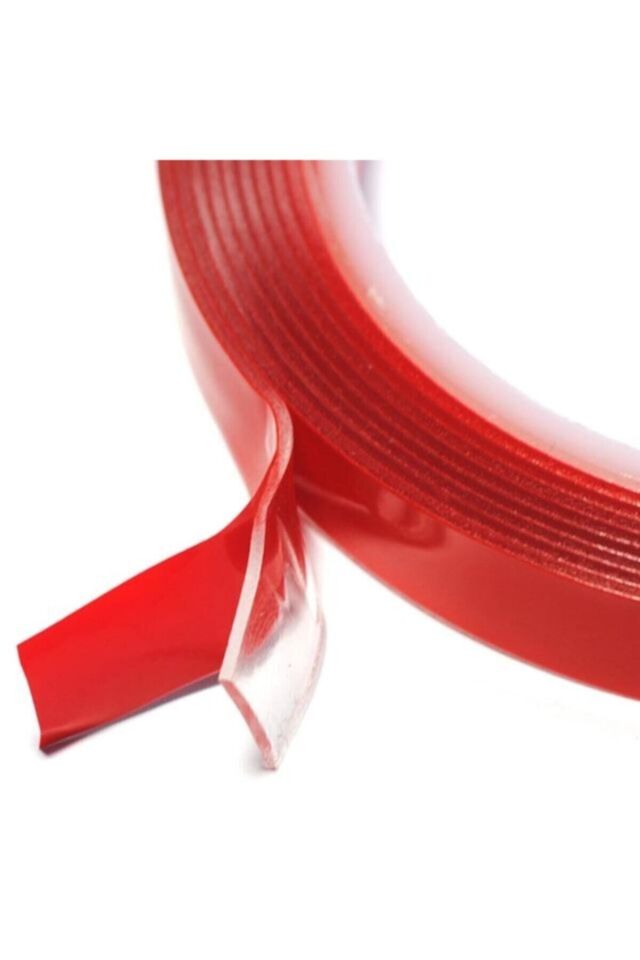 Süper Güçlü Çift Taraflı Akrilik Şeffaf Silikon Bant 10mm-5 Metre - Süper Güçlü Yapıştırıcı