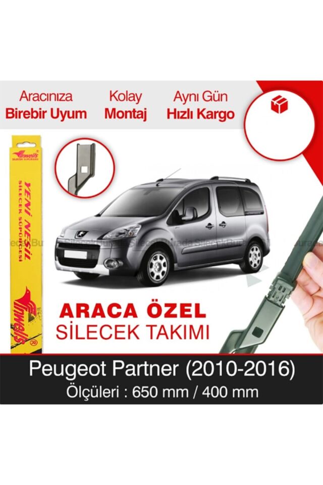 Muz Silecek Partner Tepee-berlıngo (650-400 Mm)