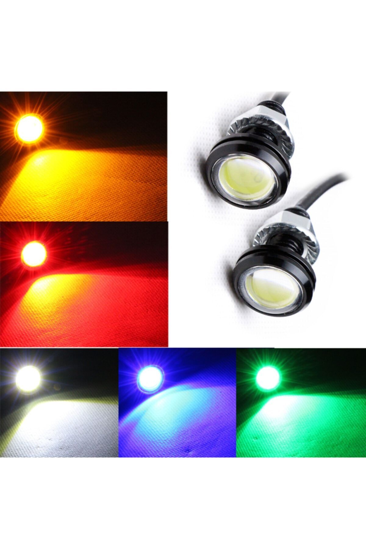 Ayna Altı Led Kartal Göz Led Turuncu 2'li