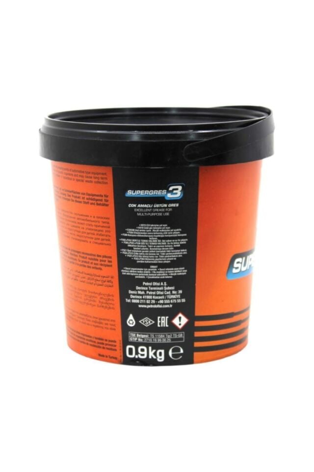 Super Gres 3 0.9 Kg Lityum Esaslı Yüksek Performansl