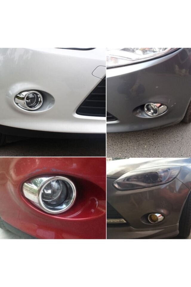 Ford Focus Sis Far Çerçeve Nikelajı Sağ+sol Takım 2011-2014 Uyumlu