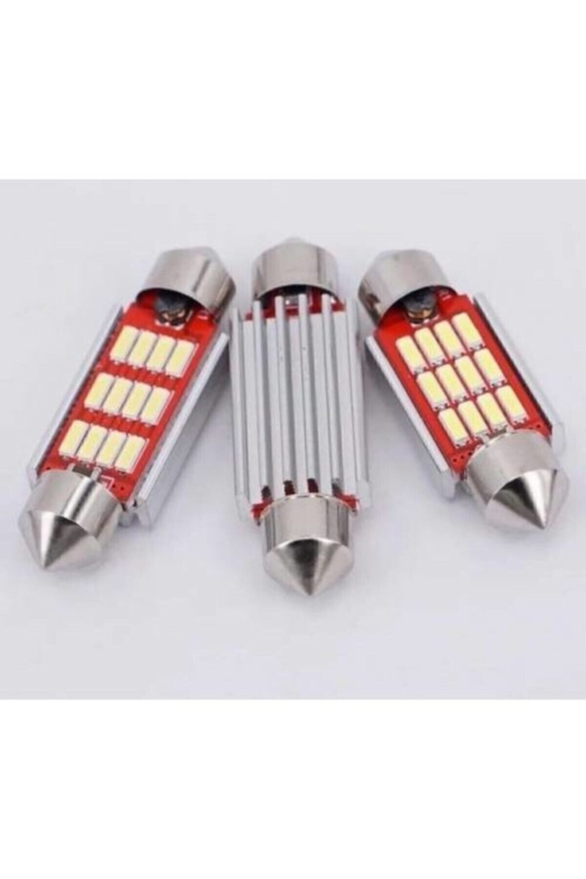 2 Adet Sofit Led Ampül Siemens Tipi 12 Ledli Beyaz Sofit Tavan Ve Plaka Ampülü 39 Mm Canbus