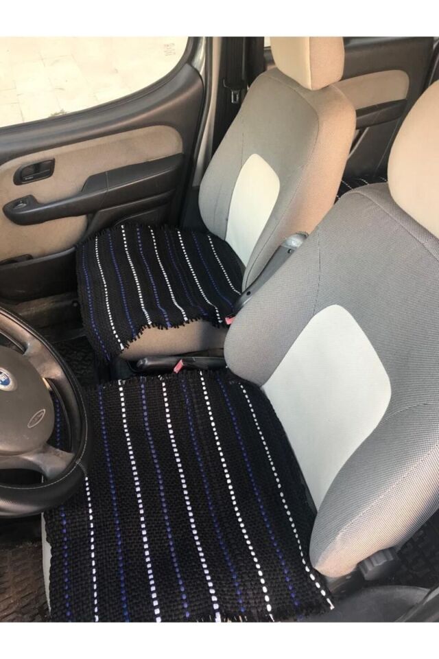 Taşkınev Home Terletmez Oto Kilim Ön Ve Arka 3 Lü Serme Set Karışık Renk