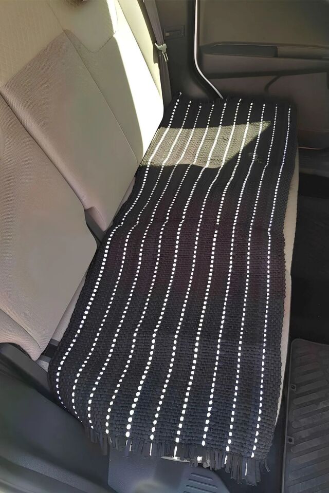 Taşkınev Home Terletmez Oto Kilim Ön Ve Arka 3 Lü Serme Set Karışık Renk