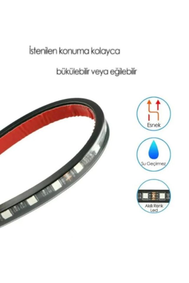 Car19  12 Ledli Ayak Altı Led Lamba Sese Duyarlı Led Müziğe Duyarlı Led Çakmaklık Girişli