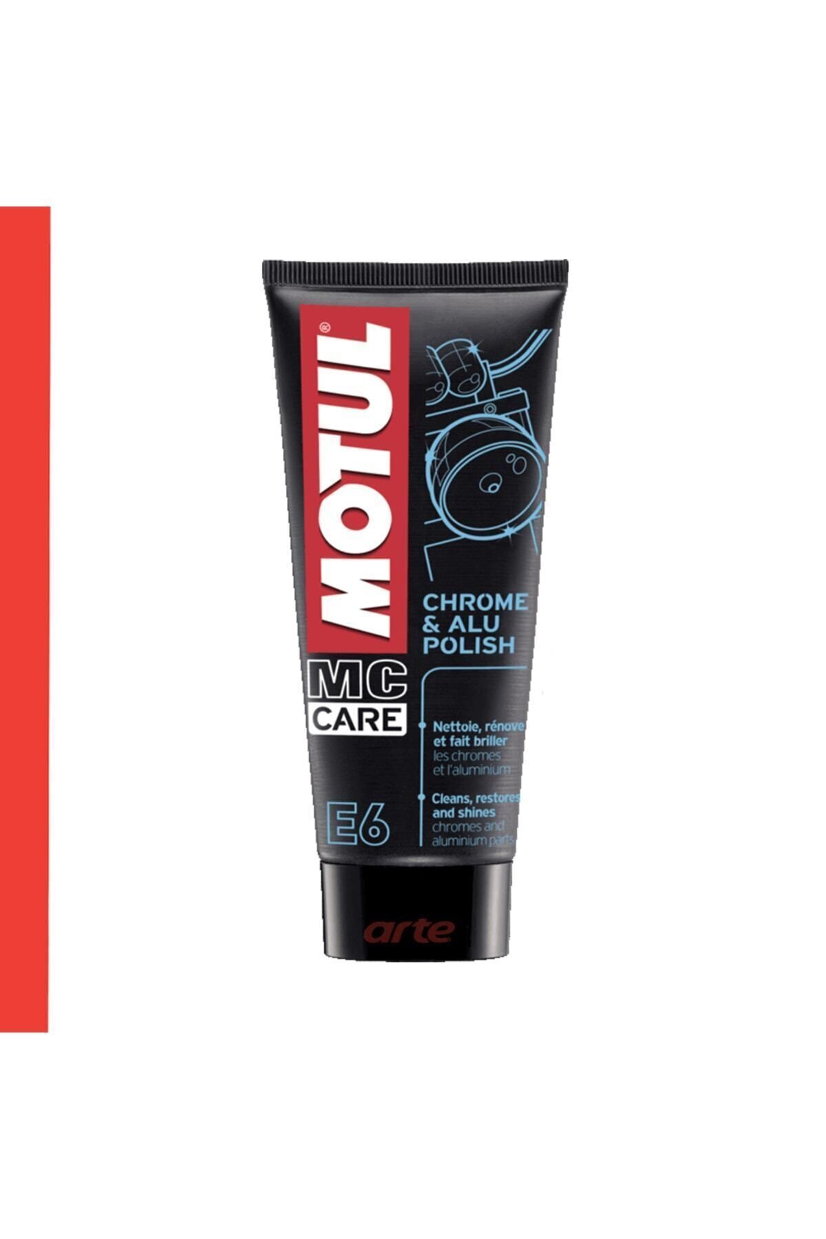 E6 Krom, Nikelaj Ve Aluminyum Yüzey Parlatıcı Motul 100Ml
