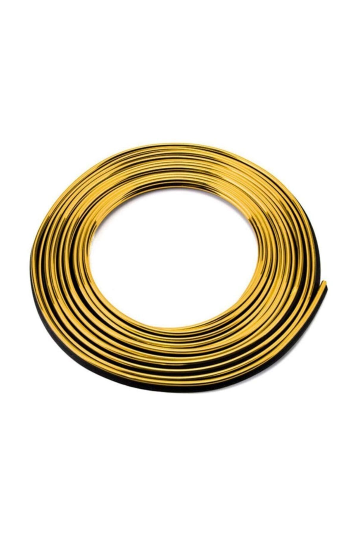 Torpido Fitili Şerit Araç Içi Ip Şerit Fitilli Nikelajlı Parlak Görünüm 5 Metre Sarı - Gold