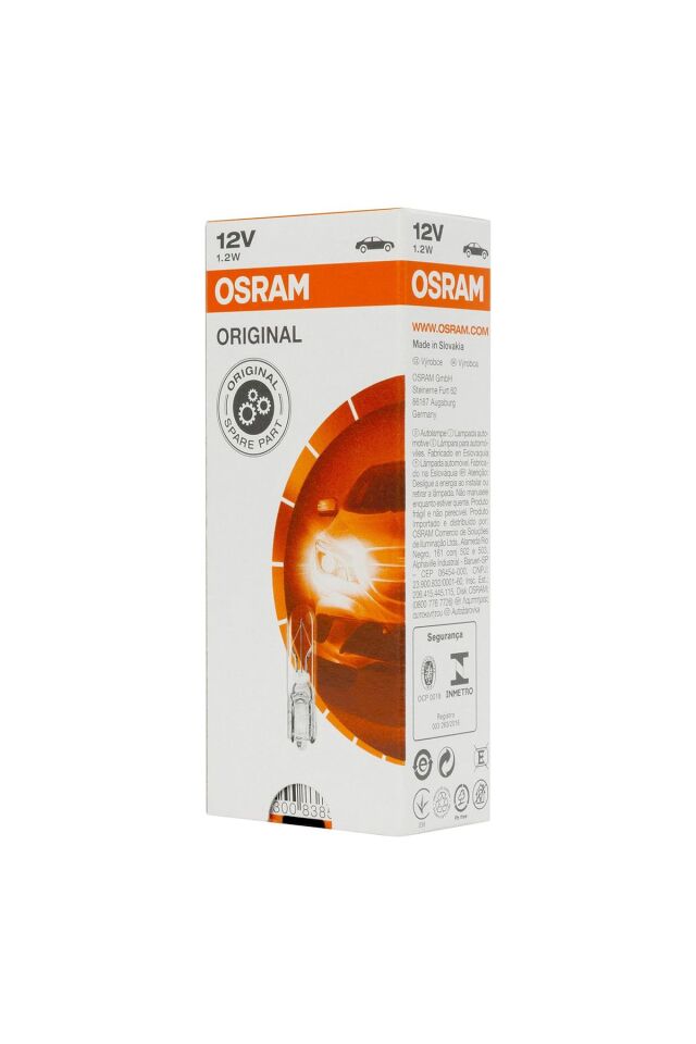 2721 12v T5 1.2w Dipsiz Gösterge Ampulü 10 Adet