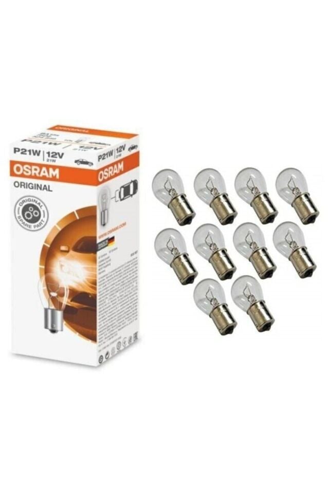 12v 93 P21w Stop Sinyal Ampulü (tek Duy) 10 Adet Orjinal 7506