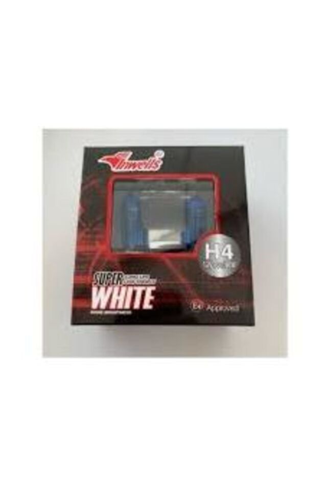 H4 12v 100/90w %50 Fazla Halojen Ampul 4600k Seti 2'li