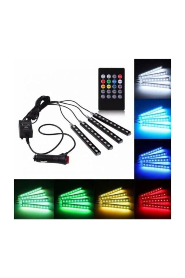 Ayak Altı Aydınlatma Kumandalı Led Rgb Müzik Duyarlı