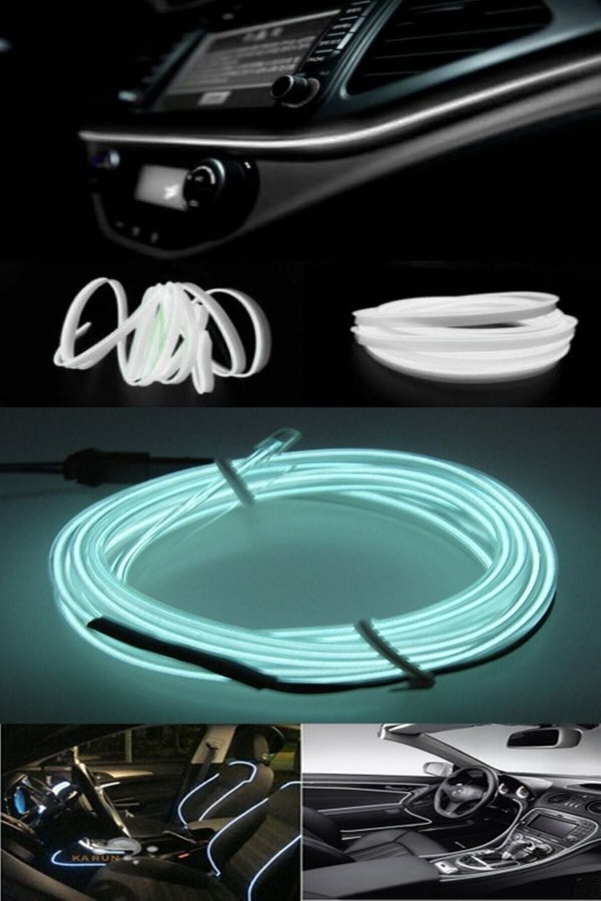 Araç Içi Beyaz Torpido Ledi - Ip Neon Led